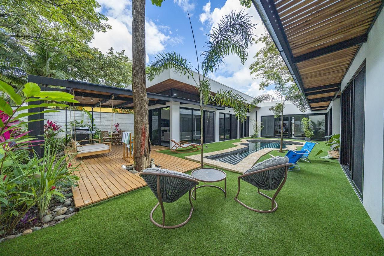 Villa Playa Potrero - New Modern House, Pool In Guitar Shape - Casa Guitarra Extérieur photo